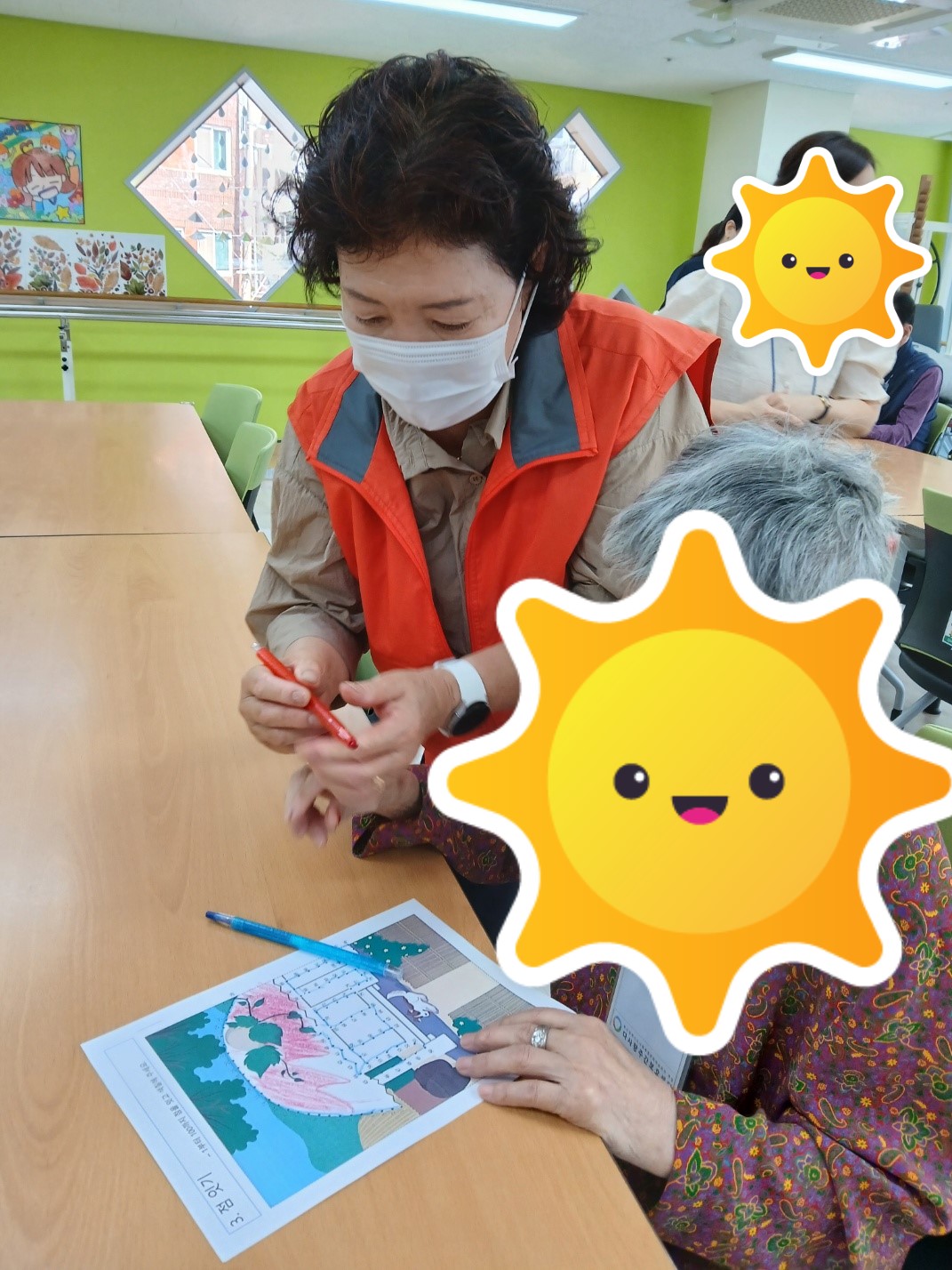 [7월] 선배시민자원봉사단 '총명전파단' 과 함께하는 치매예방 인지활동